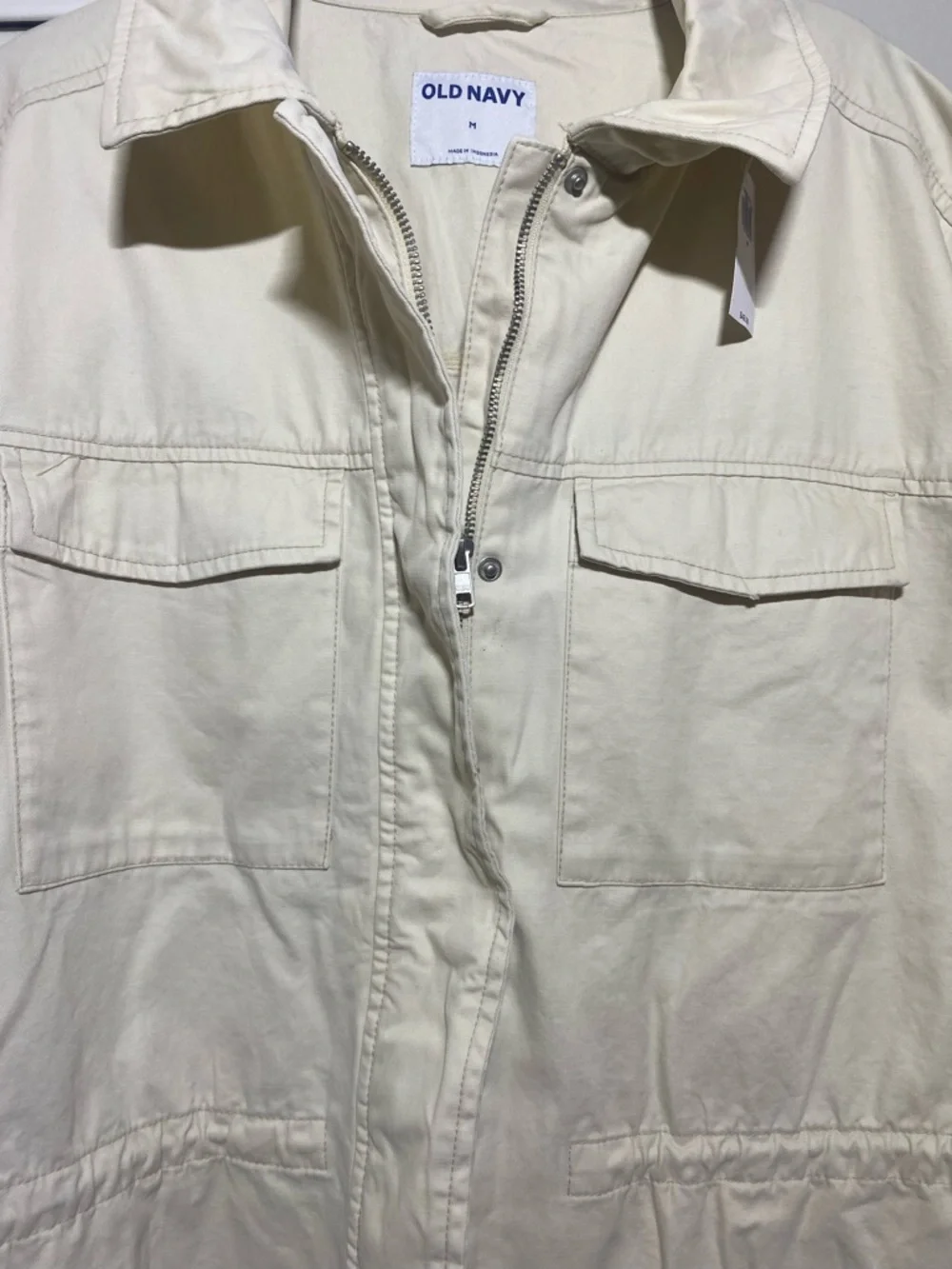 NWT! Old Navy Cinched Waist Utility Jacket - Size Medium - Picture 3 of 9